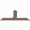 Ekena Millwork Portland Smooth Timber Gable Bracket, Douglas Fir, 48"W x 22"H x 1 1/2"D x 5 1/2"F, 11/12 Pitch GBW048X22X0206POR00SDF - alternate 5